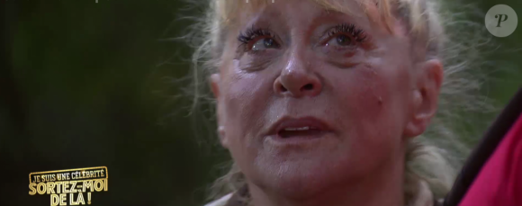 Sloane en larmes - "Je suis une célébrité, sortez-moi de là", sur TF1. Le 30 juillet 2019.