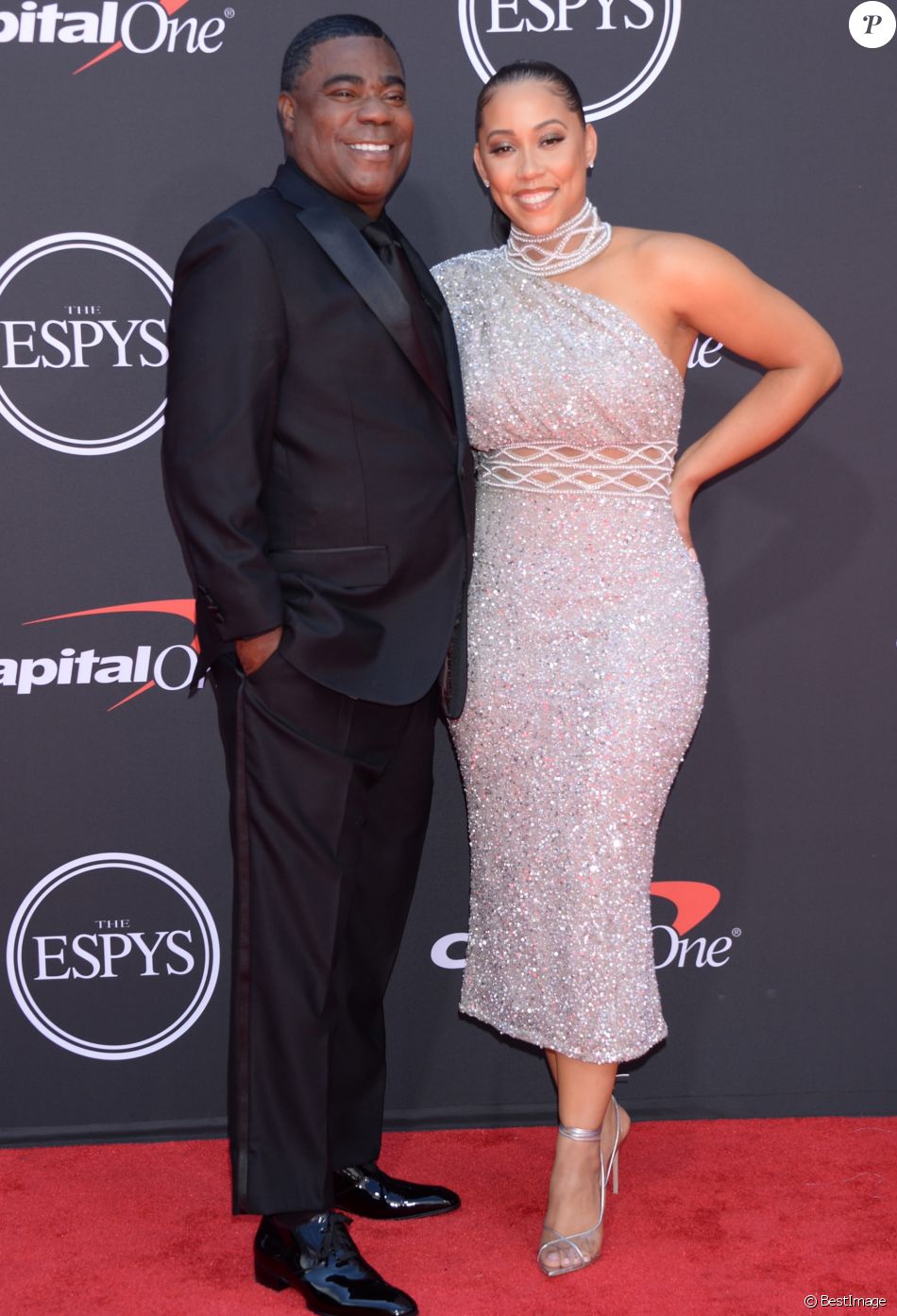 Tracy Morgan et sa femme Megan assistent aux ESPY Awards 2019 au Staples Center à Los Angeles, le 10 juillet 2019.