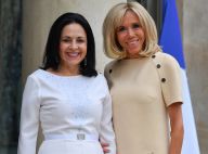 Brigitte Macron irréprochable en beige pour recevoir une autre première dame