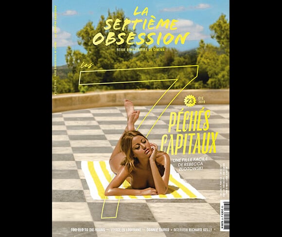 Zahia Dehar figure en couverture du magazine La Septième Obsession. Photo par Julian Torres.