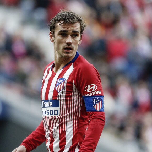 Antoine Griezmann (Atletico de Madrid) célèbre son ouverture du score face à Getafe en Liga à Madrid le 26 Janvier 2019