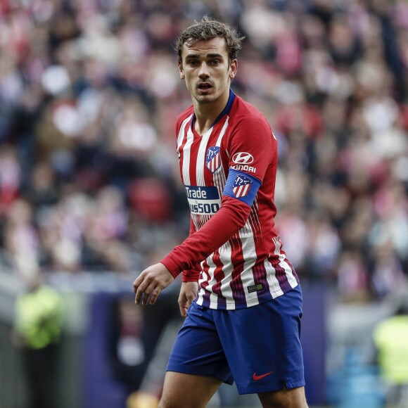 Antoine Griezmann (Atletico de Madrid) célèbre son ouverture du score face à Getafe en Liga à Madrid le 26 Janvier 2019