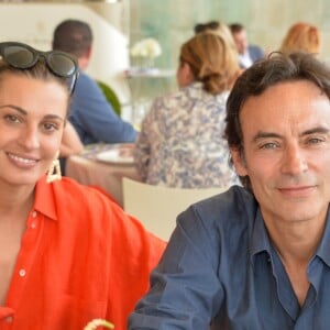 Exclusif - Anthony Delon et la comédienne Sveva Alviti lors du Longines Paris Eiffel Jumping au Champ de Mars à Paris, le 7 juillet 2019. © Veeren Ramsamy/Bestimage