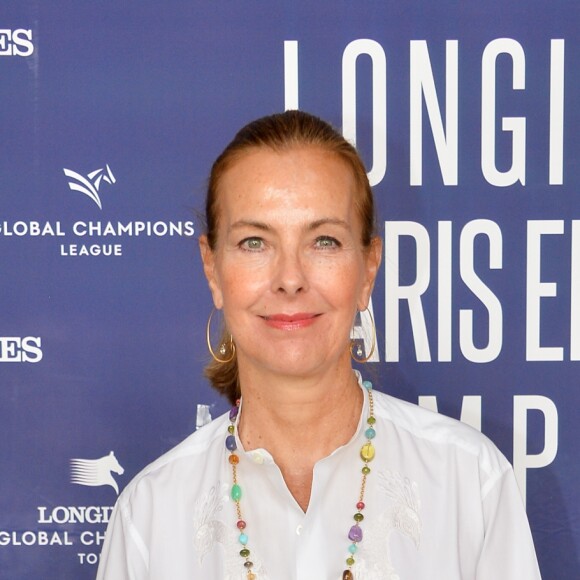 Exclusif - Carole Bouquet - Photocall - Longines Paris Eiffel Jumping au Champ de Mars à Paris, le 7 juillet 2019. © Veeren Ramsamy/Bestimage