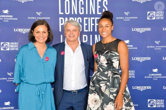 Exclusif - Guy Alba (Président d'Honneur / Fondateur de l'association ELA), guest - Photocall - Longines Paris Eiffel Jumping au Champ de Mars à Paris, le 7 juillet 2019. © Veeren Ramsamy/Bestimage