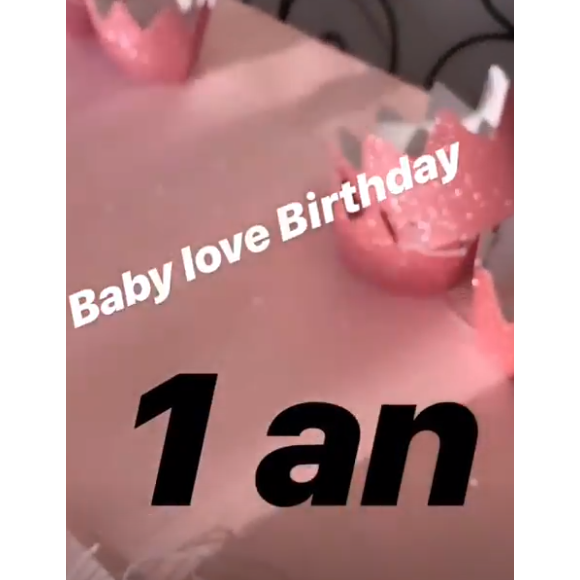 Karine Ferri et Yoann Gourcuff fêtent les 1 an de leur fille Claudia, le 16 juillet 2019