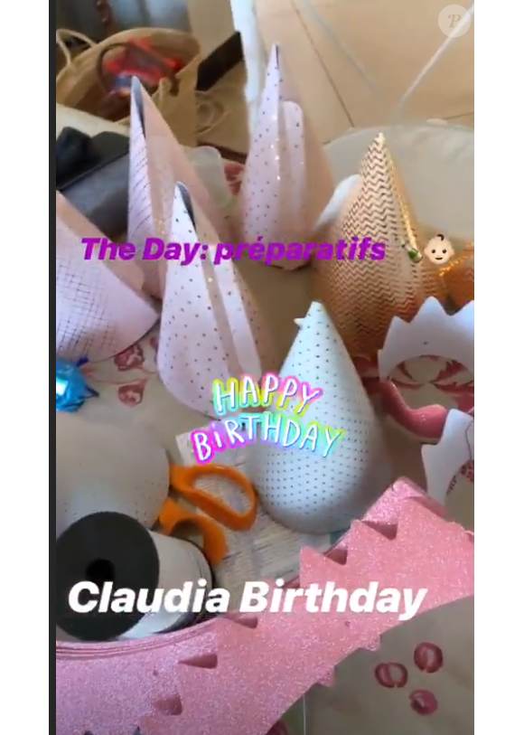 Karine Ferri et Yoann Gourcuff fêtent les 1 an de leur fille Claudia, le 16 juillet 2019