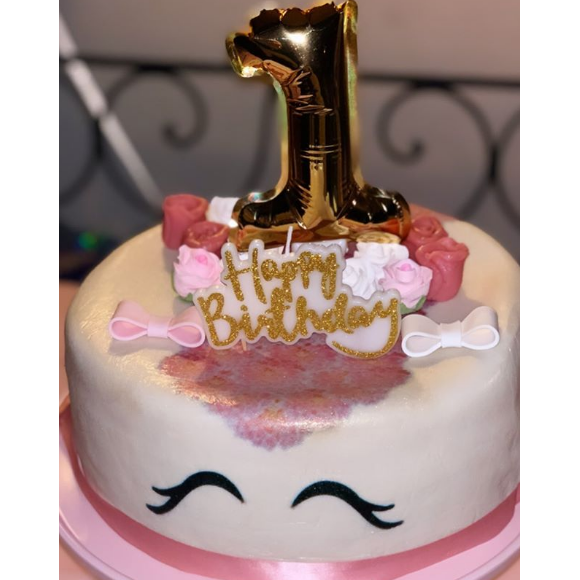 Karine Ferri et Yoann Gourcuff fêtent les 1 an de leur fille Claudia, le 16 juillet 2019