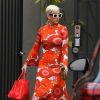 Exclusif - Katy Perry est allée déjeuner au restaurant japonais Matsuhisa à Los Angeles, le 3 juin 2019.  For germany call for price Exclusive - Katy Perry is a pop of color as the star makes her way out of her L.A. office and arrives at Japanese restaurant, Matsuhisa in Los Angeles. 3rd june 2019.03/06/2019 - Los Angeles
