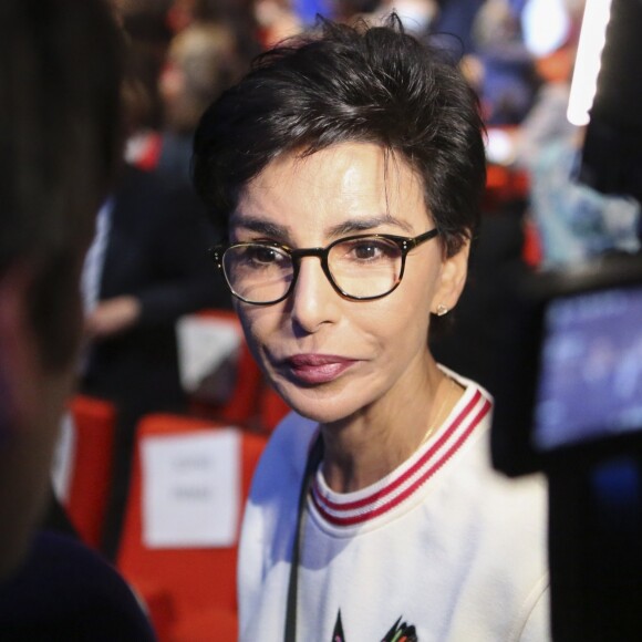Rachida Dati - Grand meeting de campagne de l'union de la droite et du centre au Palais des Congrès à Paris le 15 Mai 2019.