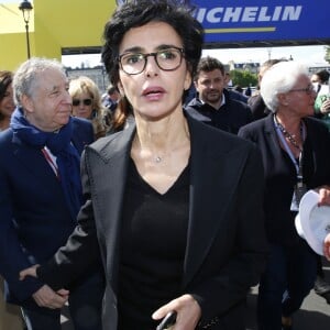 Jean Todt, Rachida Dati - People lors de la 4ème édition du "Paris ePrix" aux Invalides à Paris, qui compte pour le championnat FIA de Formule E. Le 27 avril 2019 © Alain Guizard / Bestimage