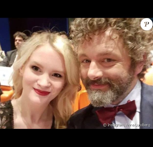 Anna Lundberg et Michael Sheen sur Instagram.