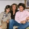 Danièle Thompson et ses enfants Christopher et Caroline en 1982.
