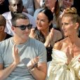Celine Dion, Pepe Munoz - Front row du Défilé de mode Haute-Couture Automne/Hiver 2019/2020 Alexandre Vauthier à Paris. Le 2 juillet 2019. © Veeren Ramsamy / Christophe Clovis / Bestimage