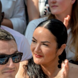 Celine Dion, Pepe Munoz - Front row du Défilé de mode Haute-Couture Automne/Hiver 2019/2020 Alexandre Vauthier à Paris. Le 2 juillet 2019. © Veeren Ramsamy / Christophe Clovis / Bestimage