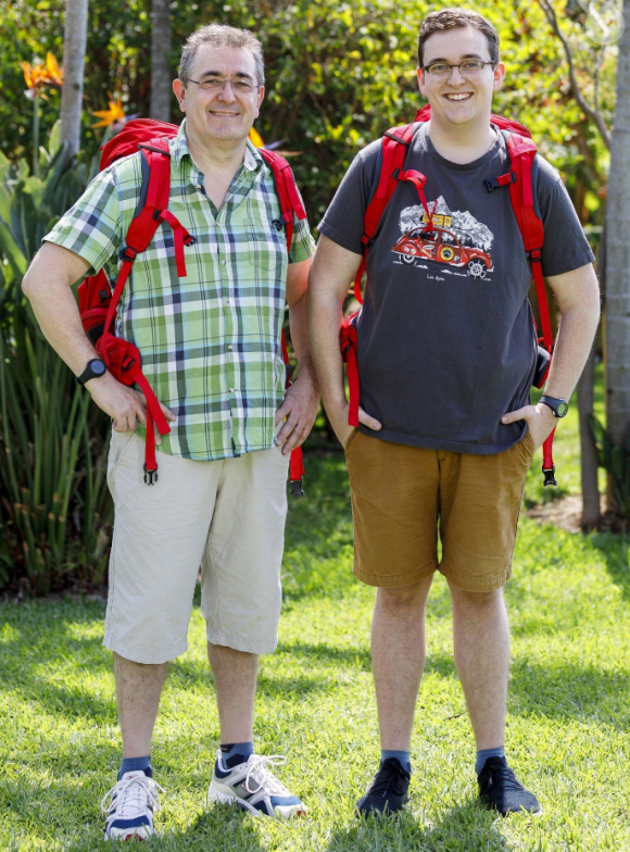 Patrice et Benjamin, candidats de "Pékin Express 2019", photo officielle de M6