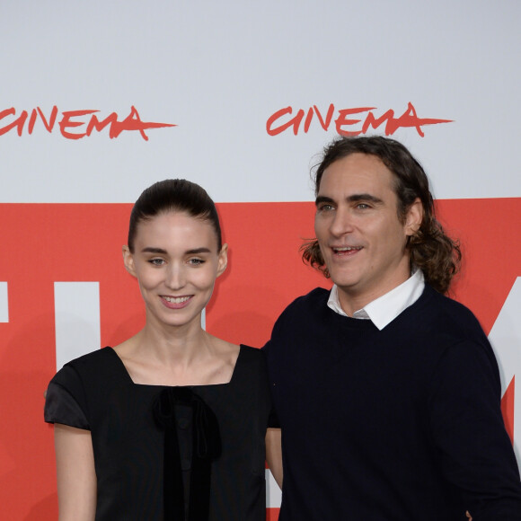 Rooney Mara, Joaquin Phoenix - Photocall du film "Her" lors du 8eme festival international du film de Rome, le 10 Novembre 2013.