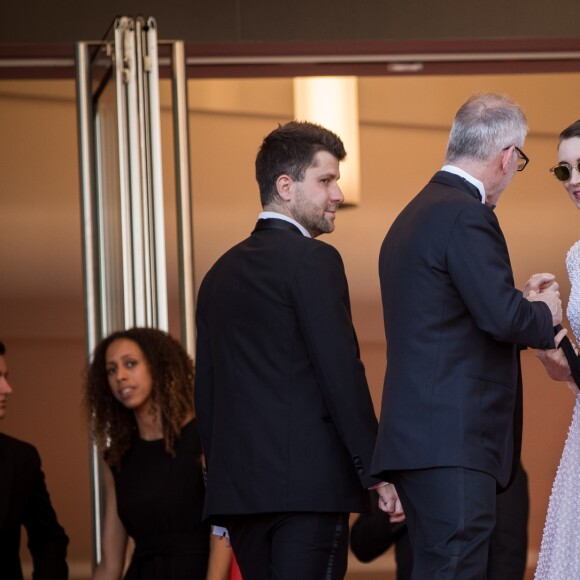 Thierry Frémaux et Rooney Mara - Montée des marches de la cérémonie de clôture du 70ème Festival International du Film de Cannes. Le 28 mai 2017. © Borde-Jacovides-Moreau/Bestimage