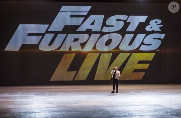 Vin Diesel - Première du spectacle "Fast & Furious Live" dans la salle omnisports O2 Arena à Londres, Royaume Uni, le 19 janvier 2018.