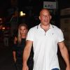 Vin Diesel est allé diner en famille au restaurant Il Buco à New York, le 22 août 2017