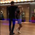 Laeticia Hallyday sur Instagram- Danse de Joy sur une chanson de Johnny.