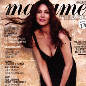 Monica Bellucci dans "Madame Figaro", en kiosques le 26 juillet 2019.