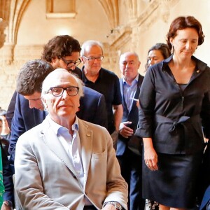 La reine Letizia d'Espagne lors de l'inauguration des cours d'été de l'Ecole Internationale de Musique de la Fondation "Princess of Asturias" à Oviedo. Le 25 juillet 2019