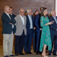 La reine Letizia d'Espagne lors de l'inauguration des cours d'été de l'Ecole Internationale de Musique de la Fondation "Princess of Asturias" à Oviedo. Le 25 juillet 2019