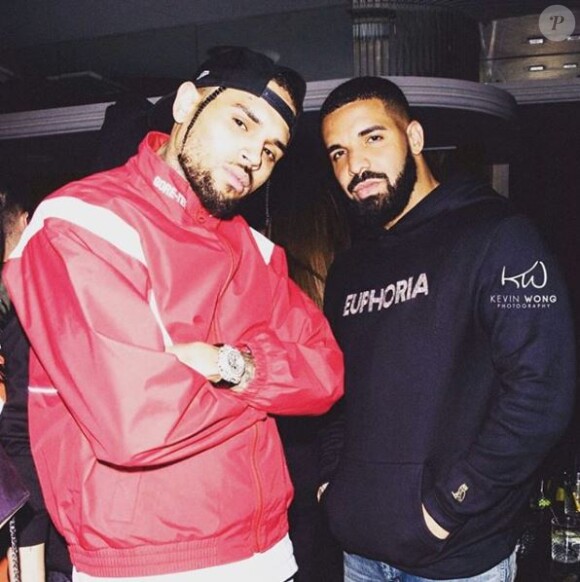 Chris Brown et Drake photographiés par Kevin Wong.