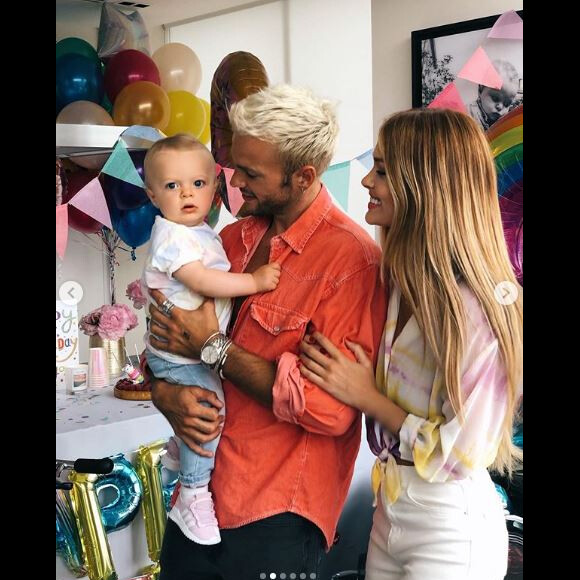 Caroline Receveur et sa famille en vacances (juillet 2019).