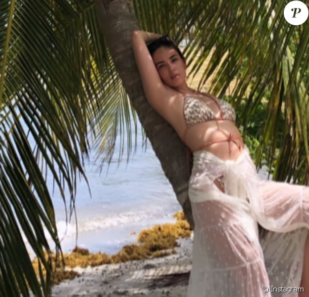 Agathe Auproux a partagé sur Instagram de nombreuses images de ses vacances en Martinique, en juillet 2019