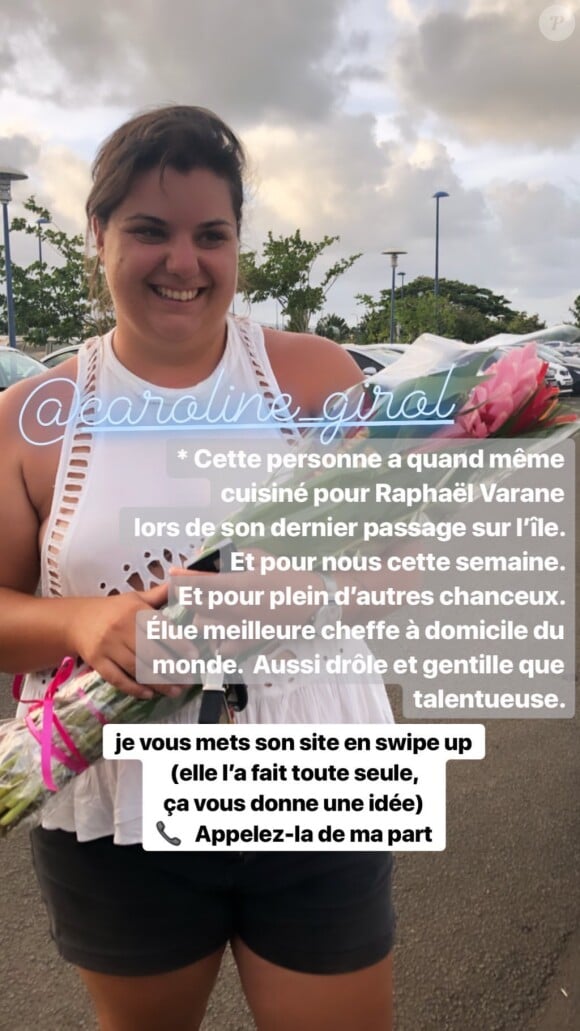 Agathe Auproux a partagé sur Instagram de nombreuses images de ses vacances en Martinique, en juillet 2019, et a fait une belle publicité à Caroline Girol, qui l'a régalée.