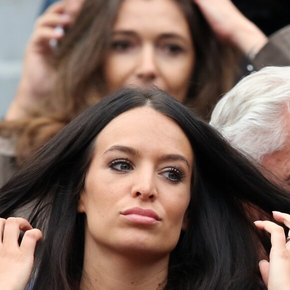 Jade Lagardére - People dans les tribunes des internationaux de France de tennis à Roland Garros le 1er juin 2016. © Dominique Jacovides / Bestimage