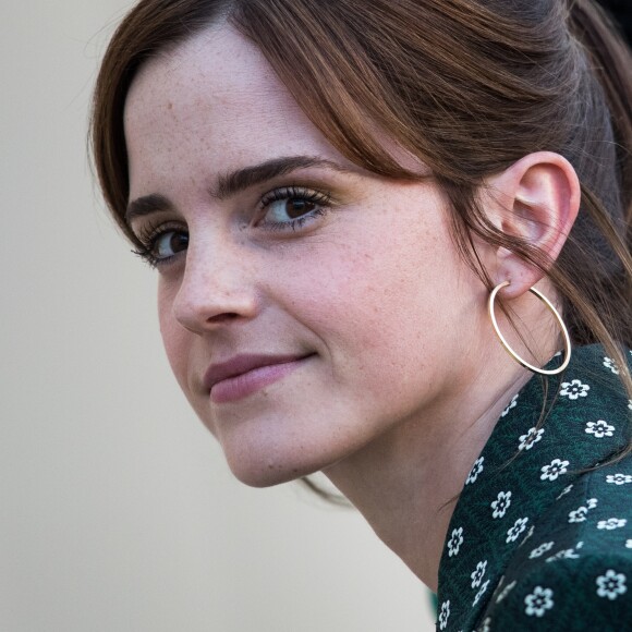 Emma Watson - Les participants à la réunion du conseil consultatif pour l'égalité entre les femmes et les hommes sont accueillis par B.Macron au palais de l'Elysée à Paris le 19 février 2019. © Cyril Moreau / Bestimage
