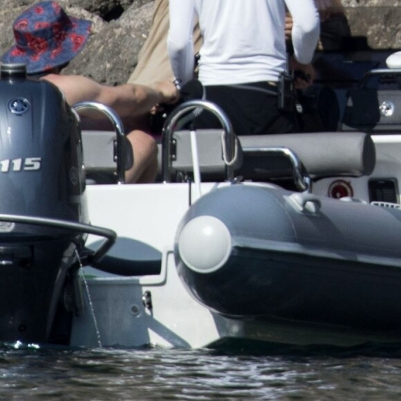 Exclusif - Katy Perry, son fiancé Orlando Bloom et plusieurs amis profitent d'un après-midi ensoleillé sur l'île espagnole de Majorque. Le 24 juillet 2019.