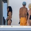 Exclusif - Katy Perry, son fiancé Orlando Bloom et plusieurs amis profitent d'un après-midi ensoleillé sur l'île espagnole de Majorque. Le 24 juillet 2019.