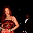 Exclusif - Rihanna à la sortie de la soirée des BET awards à Los Angeles le 23 juin 2019.