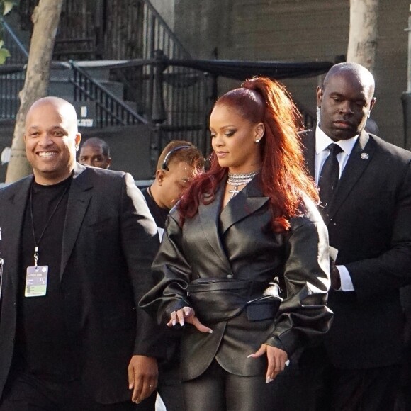 Exclusif - Rihanna arrive à la 7e cérémonie des "BET Awards" au Staples Center à Los Angeles, le 23 juin 2019.