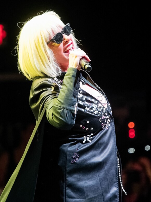 Blondie en concert au Hard Rock cafe d'Orlando en Floride le 9 août 2017.