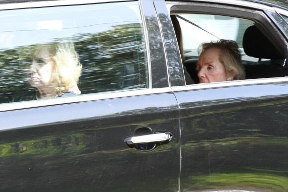 Ethel Kennedy, la grand-mère de Saoirse - Obsèques de Saoirse Kennedy Hill, la petite fille de Robert F. Kennedy à l'église Our Lady of Victory Church à Barnstable dans le Massachusetts le 5 août 2019.