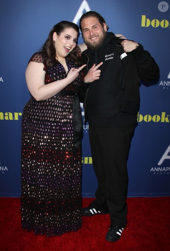 Beanie Feldstein et son frère Jonah Hill à la première de "Booksmart" à Los Angeles, le 13 mai 2019.