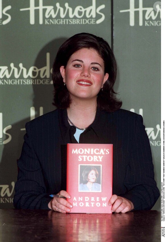 Monica Lewinsky à Londres. Mars 1999.