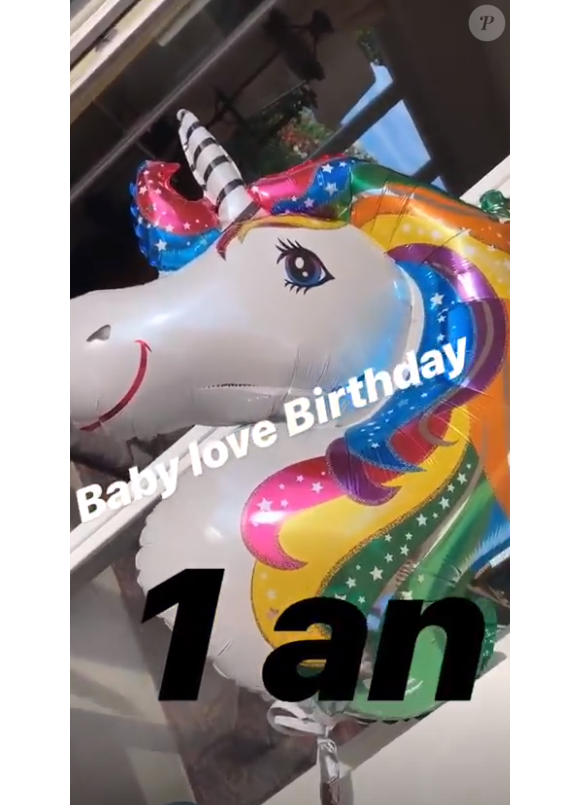 Karine Ferri et Yoann Gourcuff fêtent les 1 an de leur fille Claudia, le 16 juillet 2019