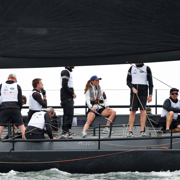 Catherine Kate Middleton - Le prince William et Catherine Kate Middleton participent à la régate King's Cup à Cowes le 8 août 2019.