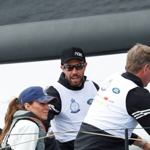 Le prince William et Catherine Kate Middleton participent à la régate King's Cup à Cowes le 8 août 2019.