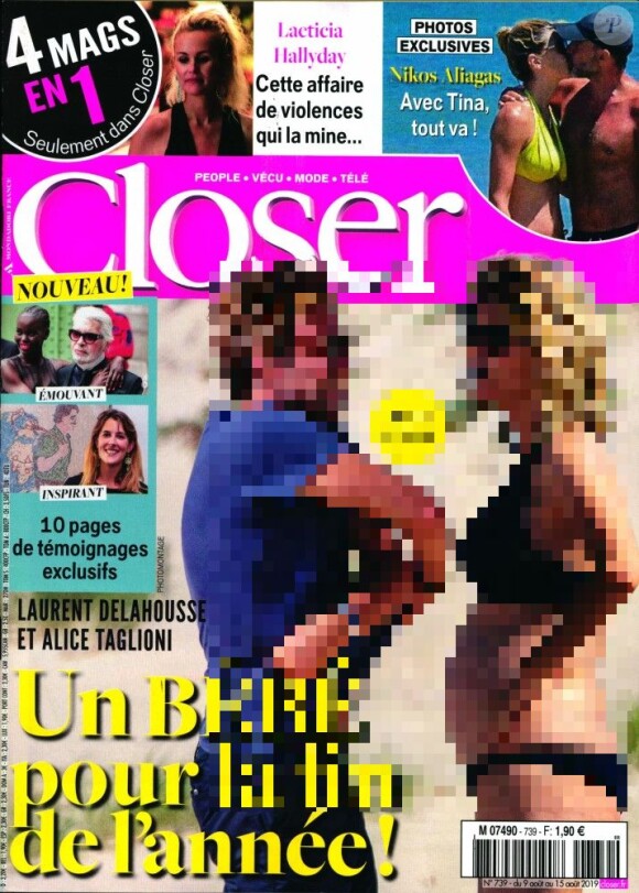 Closer, dans les kiosques le 9 août 2019.