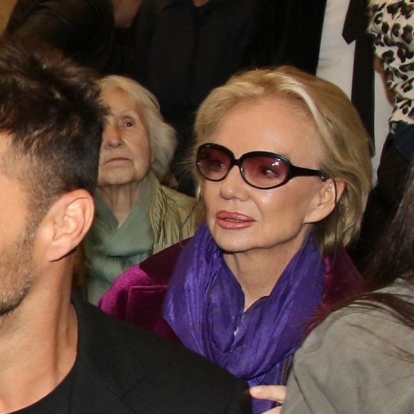 Ricky Martin et son mari Jwan Yosef lors de l'installation artistique "Tensegrity" de J.Yosef dans l'église Santa Maria Montesanto de Rome, Italie, le 6 mai 2019.