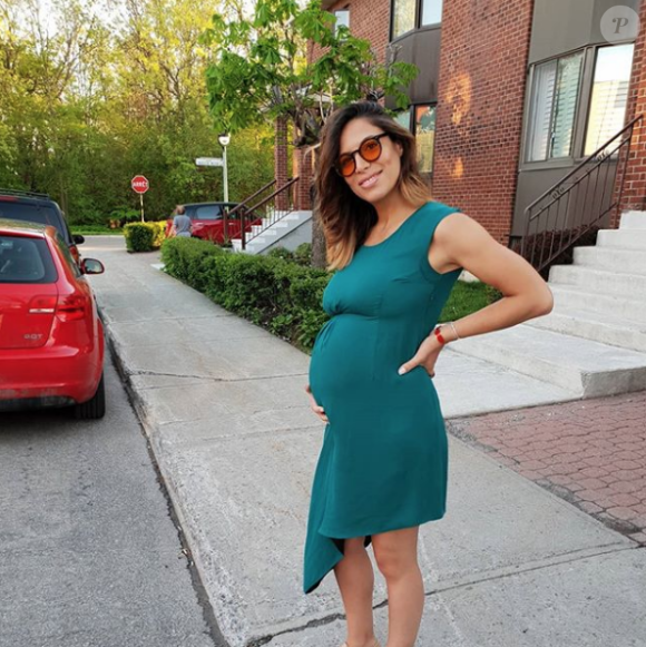 Zaho dévoile le sexe de son futur enfant sur Instagram, ce 15 juin 2018.