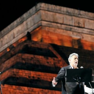 Placido Domingo lors d'un concert au Mexique en 2008.