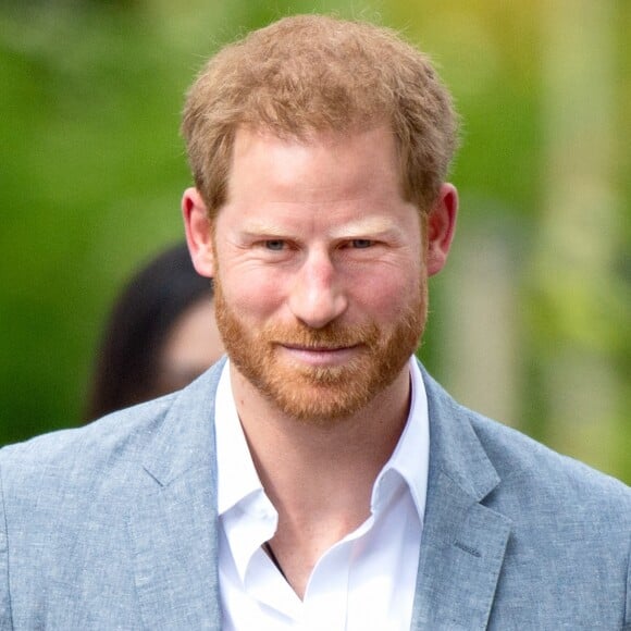 Le prince Harry se déplace à La Haye quelques jours après la naissance de son premier enfant Archie pour une conférence pour la prochaine compétition Invictus Game. La Haye, le 9 mai 2019.